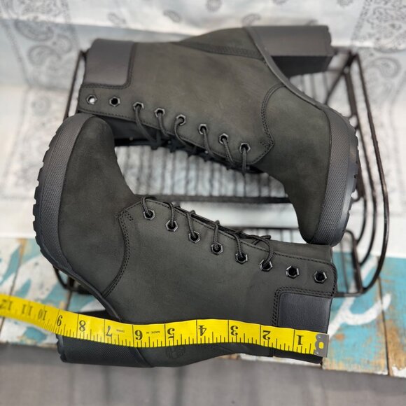 New Timberland Camdale Ankle Sz 6 Women's Bootie Leather in BLACK A1SEF Sample - Picture 5 of 8